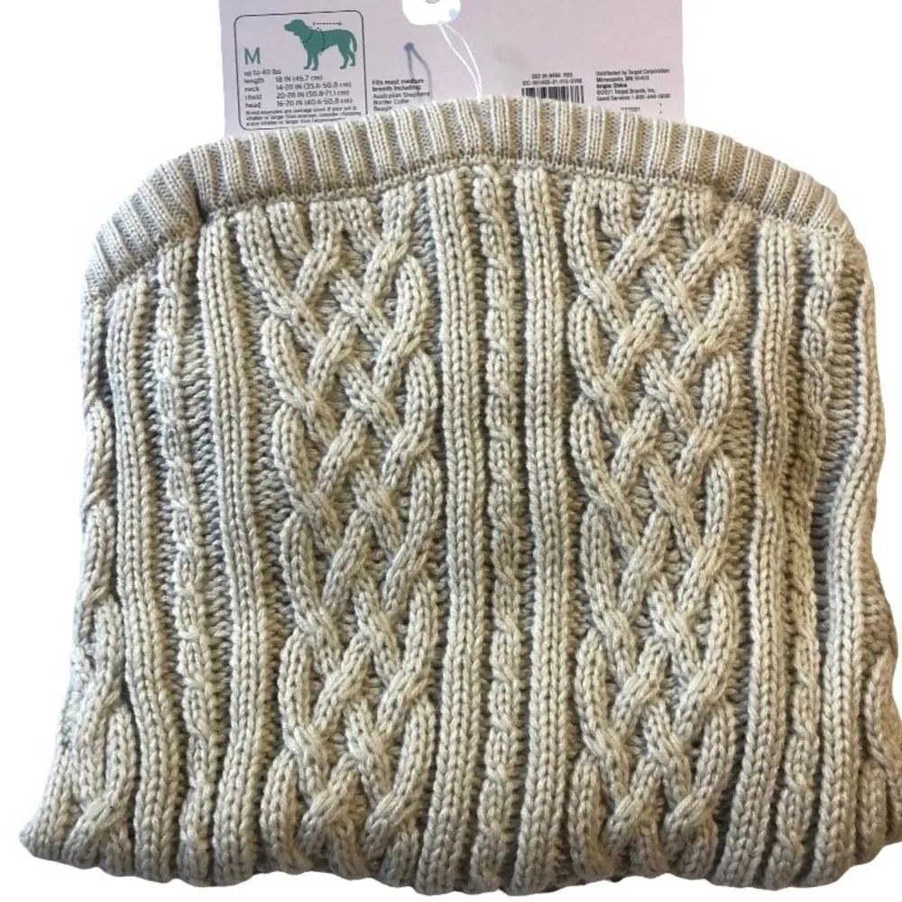 Boots Barkley cable knit turtle neck sweater M